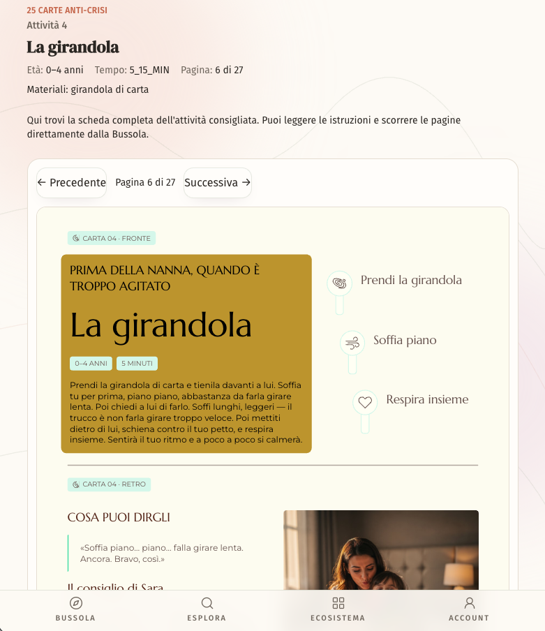 Bussola Digitale — scheda dell'attività consigliata